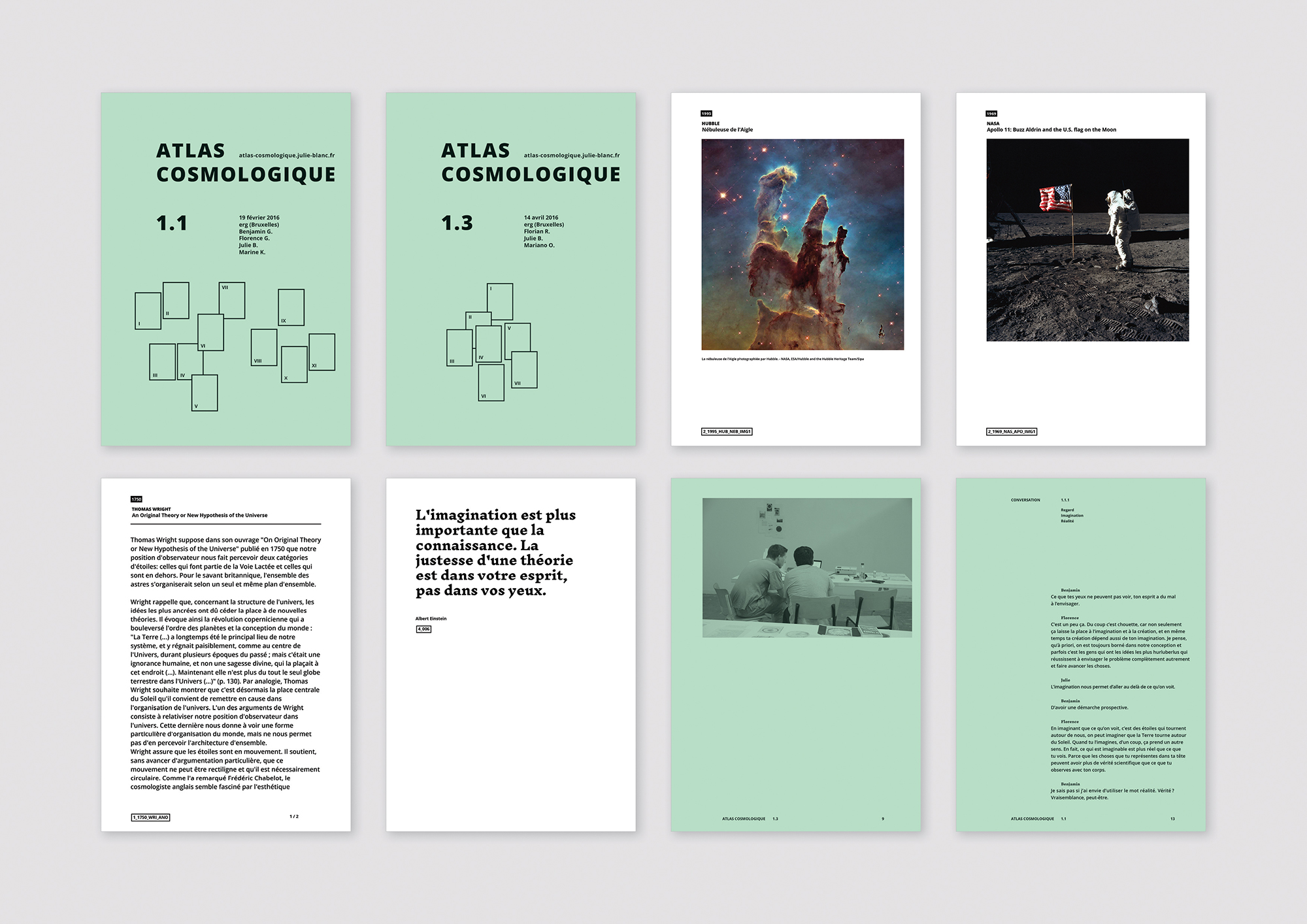 Exemple d'édition réalisée en print-on-demand suite à un workshop (pages intérieuresà